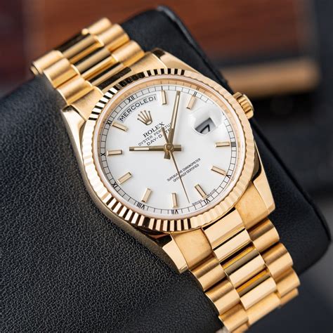 rolex day date white roman review|rolex watches day date.